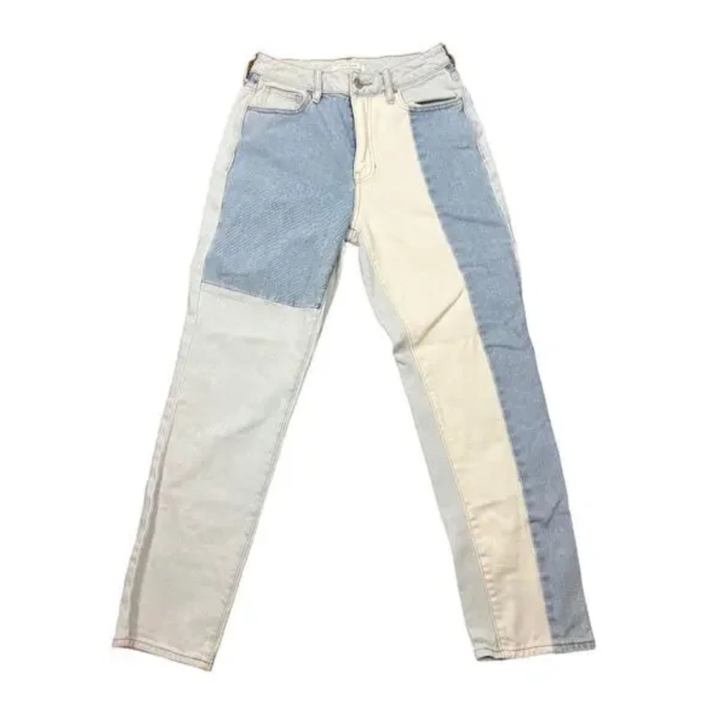 Pacsun Retro High Waisted Patchwork Mom Jeans